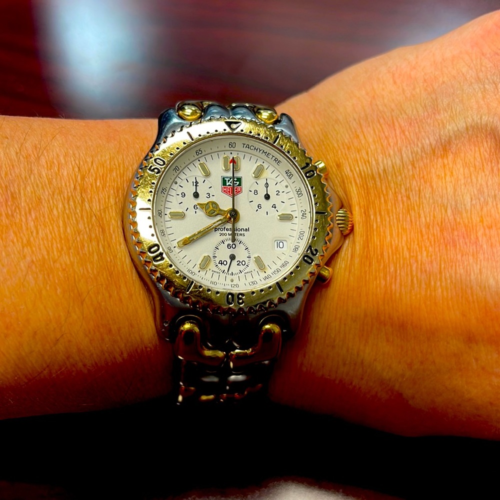 Excellent Condition Vintage Tag Heuer SEL Chronograph